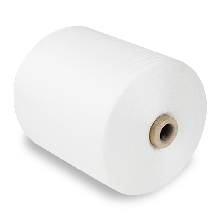 1.25kg/cone recycled spun polyester plastic bobbin yarn