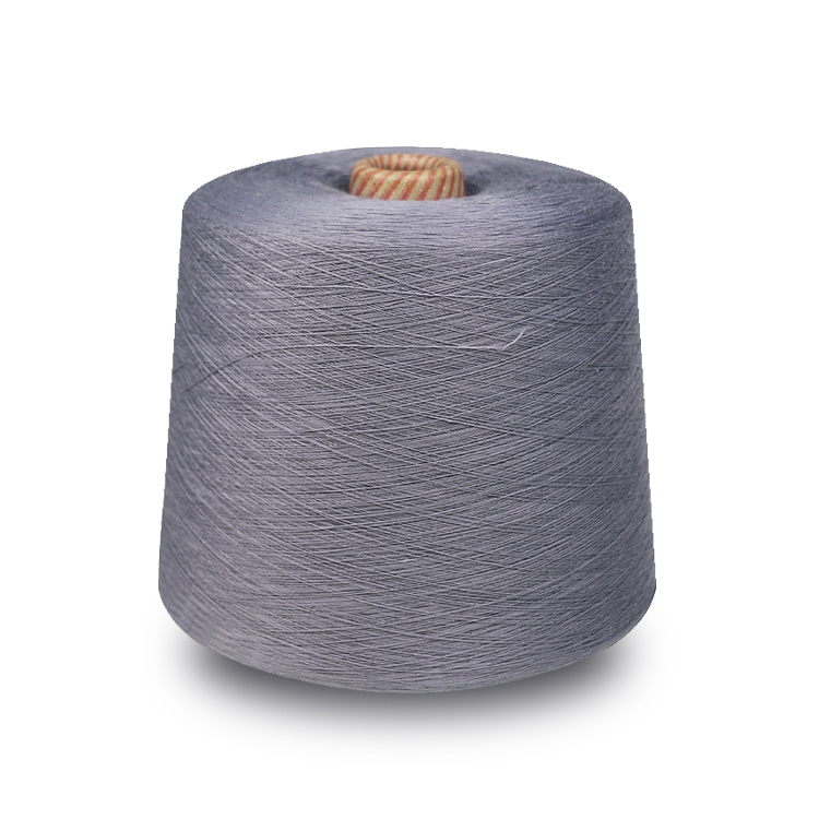 China supplier polyester yarn material dyed belly TT yarn