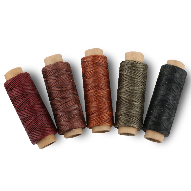Dyed poly cotton core spun 20s4 40s2 needle sewing thread assortment