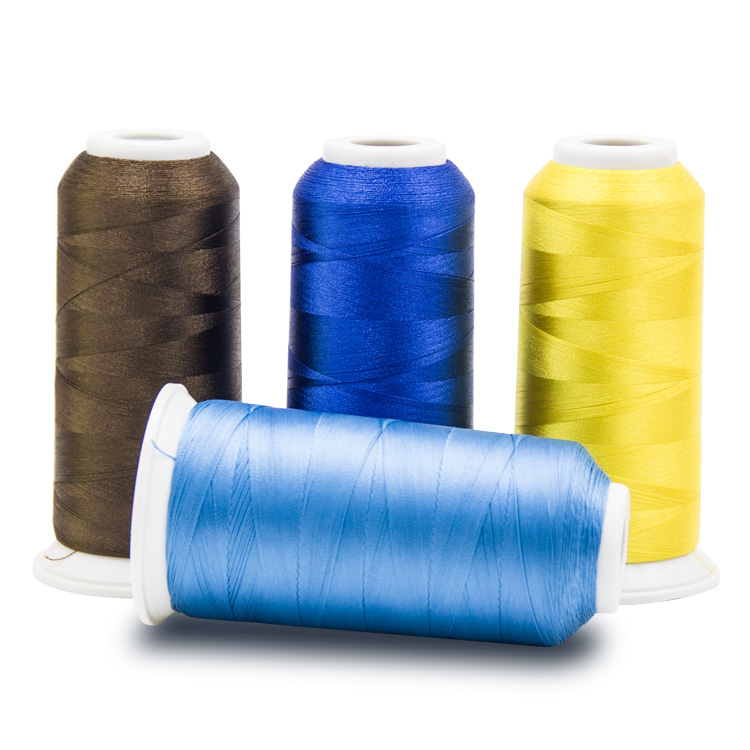 Factory price recycled standard dyed textured 96f 300d polyester yarn