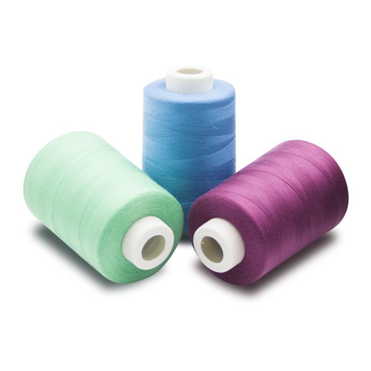 Linha de matéria têxtil do algodão de Fashin para os sacos que costuram / máquina do bordado