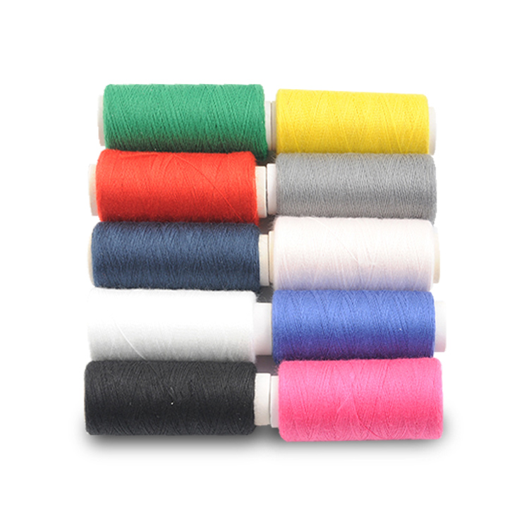 La máquina de coser de alta calidad utiliza hilo de aguja de algodón poliéster 4-6