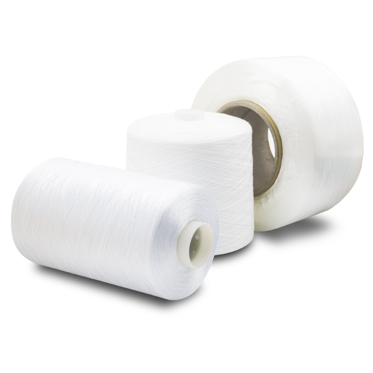 Fil poly de haute qualité 100% polyester filé textile