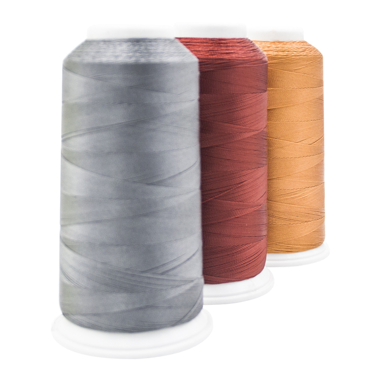 O fabricante vende a linha de tecido bordada com franjas de rayon 120D / 2 240D / 2