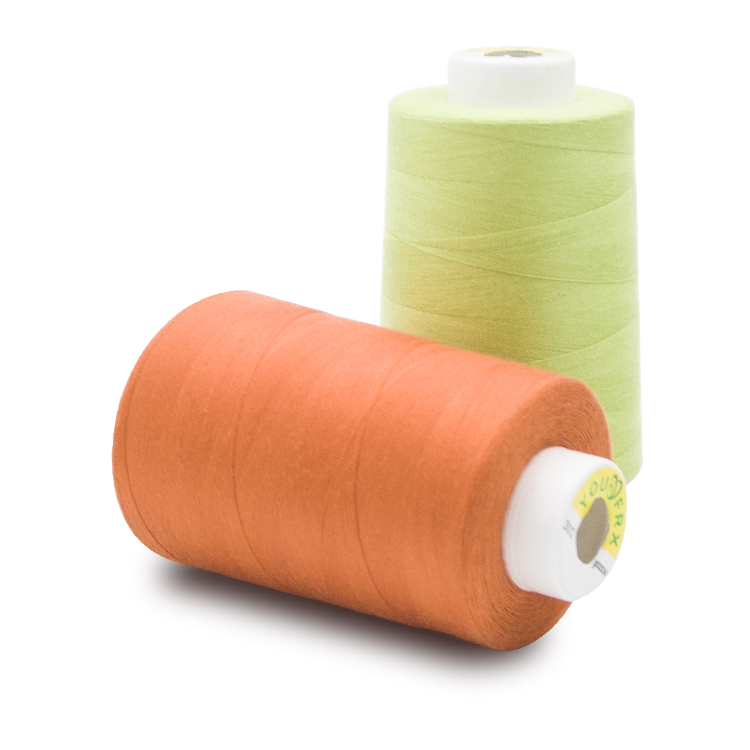 Polyester cotton bag stitching closing sewing thread 20/4 30/2 40/2