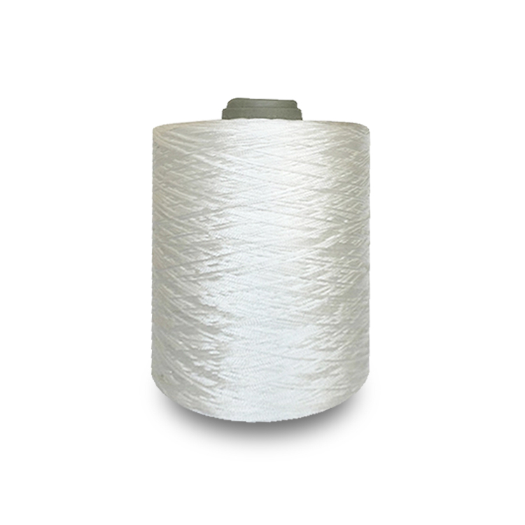 Vente en gros de fil de fibre de polyester en mousseline de soie simulée