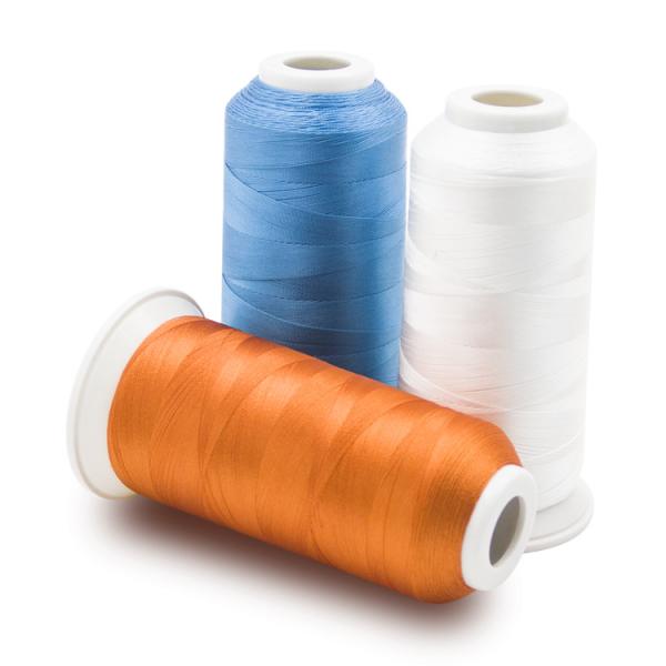 Colorful high quality polyester embroidery thread with lubricantion