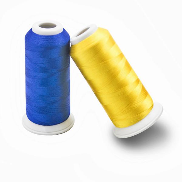 Factory directly sells bright polyester filament 120D/2 thread